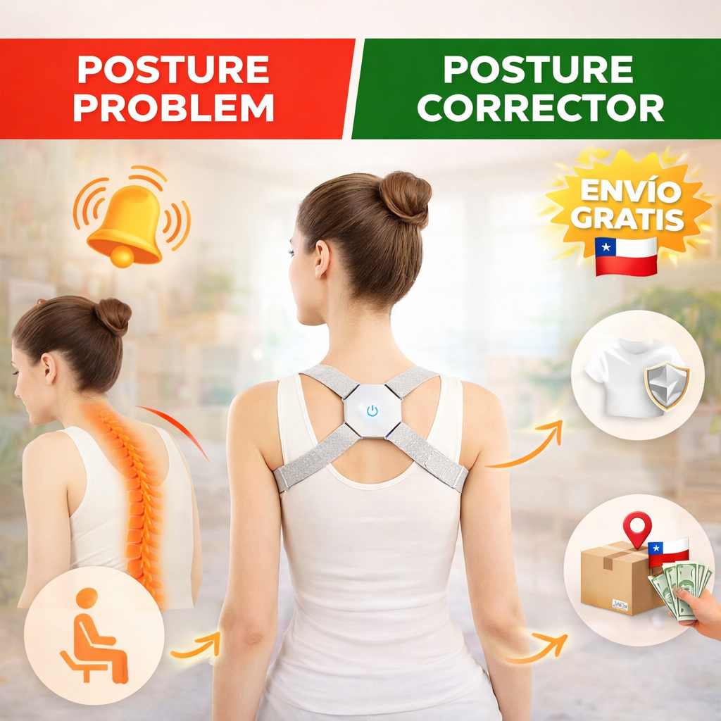PostureSmart™ – Corrector Postural con Alerta