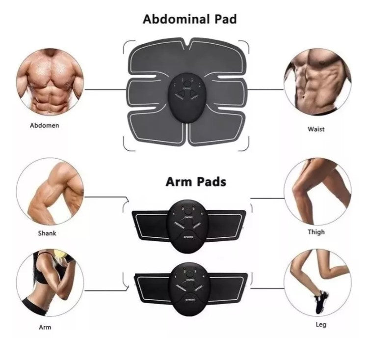 FitShape Pro – Tonificador Muscular EMS - Trabaja Glúteos, Abdomen, Piernas y Brazos sin esfuerzo