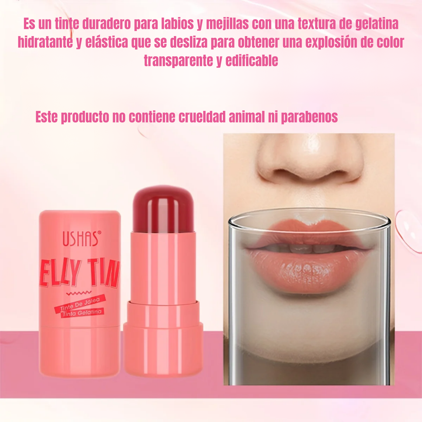 Jelly Tint Duo - Color Natural y Duradero - Realza tu belleza Hoy