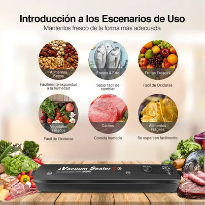 Sellador al vacío CurlerPro™ + ROLLO DE 5 M DE BOLSAS GRATIS