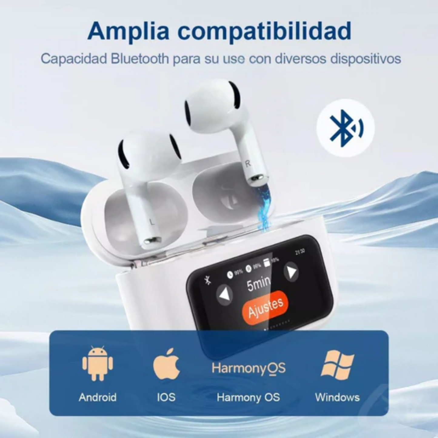 TouchSound Pro™ | Audífonos con Pantalla Táctil - Controlalo todo con un simple toque.