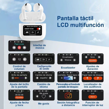TouchSound Pro™ | Audífonos con Pantalla Táctil - Controlalo todo con un simple toque.