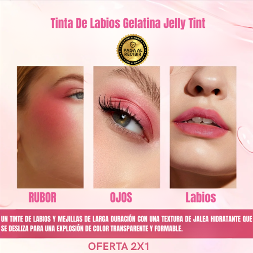 Jelly Tint Duo - Color Natural y Duradero - Realza tu belleza Hoy