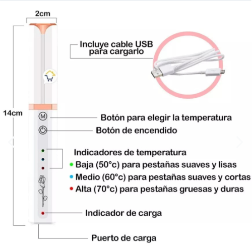 LashLift™ – Rizador de Pestañas Eléctrico - Mirada perfecta en 30 segundos