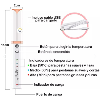 LashLift™ – Rizador de Pestañas Eléctrico - Mirada perfecta en 30 segundos