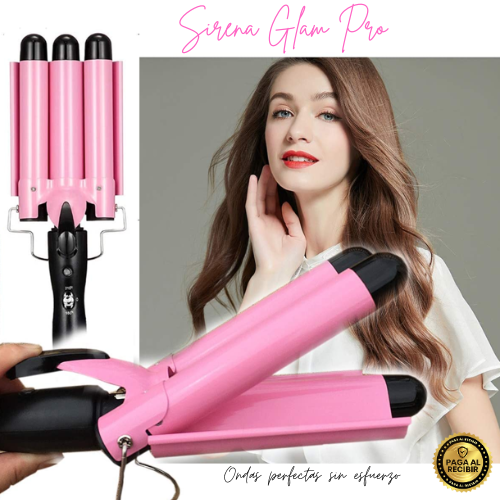 Sirena Glam Pro - Rizador Ondulador - Ondas Perfectas sin Esfuerzo