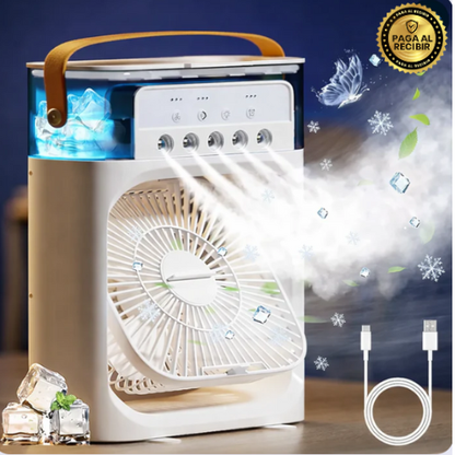 Mini Aire Acondicionado Portátil 3 en 1 ❄️ | Frescura Instantánea Donde Estés