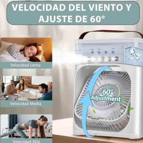 Mini Aire Acondicionado Portátil 3 en 1 ❄️ | Frescura Instantánea Donde Estés