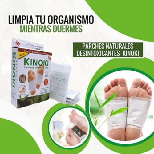 Parches Desintoxicantes Kinoki - Desintoxica tu cuerpo mientras duermes