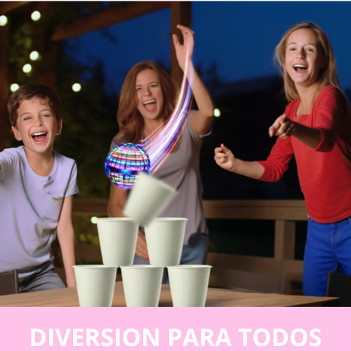 Fly Nova X2– La Esfera Voladora LED Más Entretenida del 2025 - Regalo ideal para todos