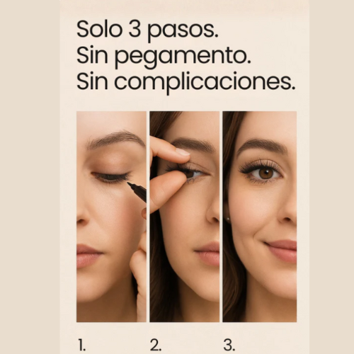 GlamLook Pestañas Magnéticas  – Mirada Perfecta en Segundos + Delineador GRATIS