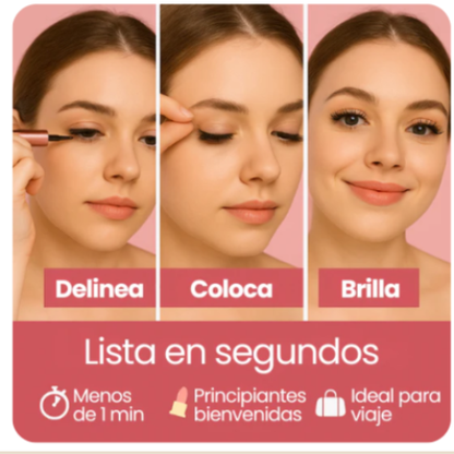 GlamLook Pestañas Magnéticas  – Mirada Perfecta en Segundos + Delineador GRATIS