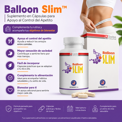 Balloon Slim™ | Suplemento en Cápsulas para Apoyo al Control del Apetito