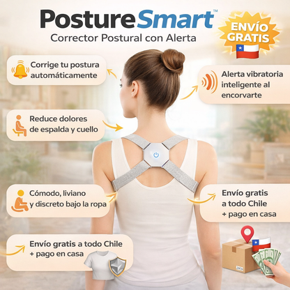 PostureSmart™ – Corrector Postural con Alerta