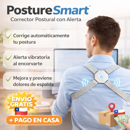 PostureSmart™ – Corrector Postural con Alerta