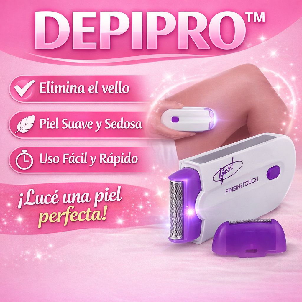 DepiPRO™ – Depiladora Láser Sin Dolor - Piel Suave en Casa + Exfoliante facial y depilador Totalmente Gratis