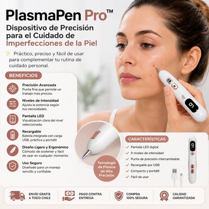 PlasmaPen Pro™ | Dispositivo de Precisión para el Cuidado de Imperfecciones de la Piel  - ✨ Práctico, preciso y fácil de usar para complementar tu rutina de cuidado personal.