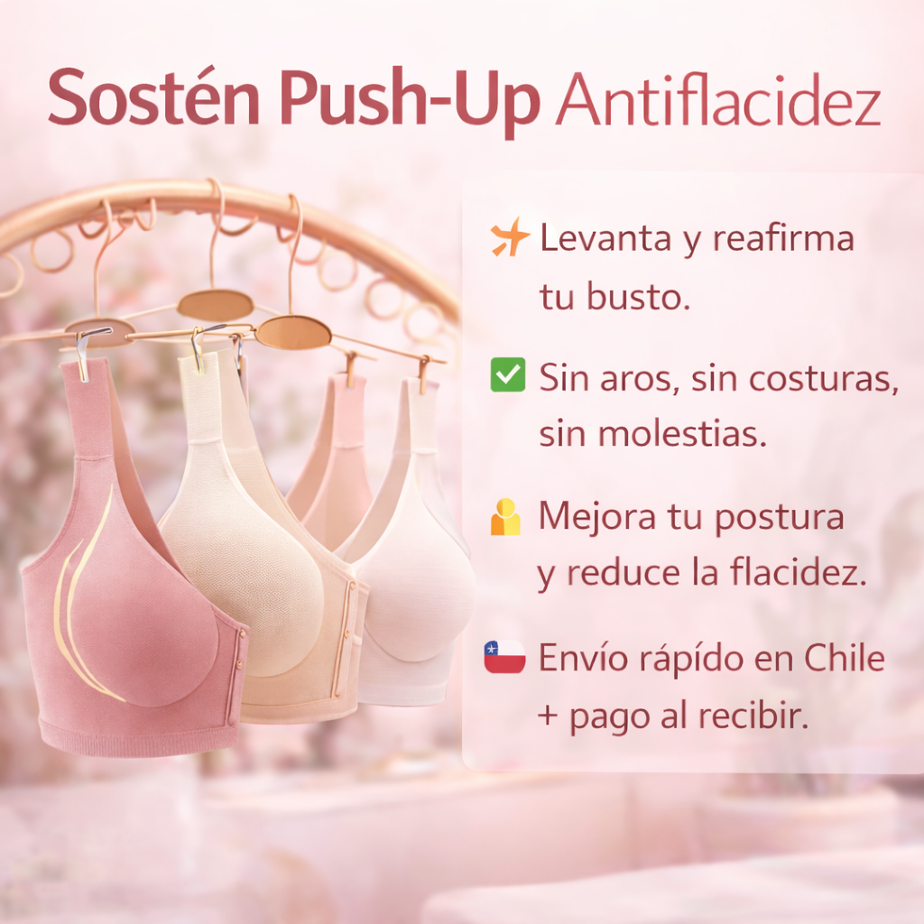 Sostén Push-Up Antiflacidez – Realce Natural y Comodidad Total