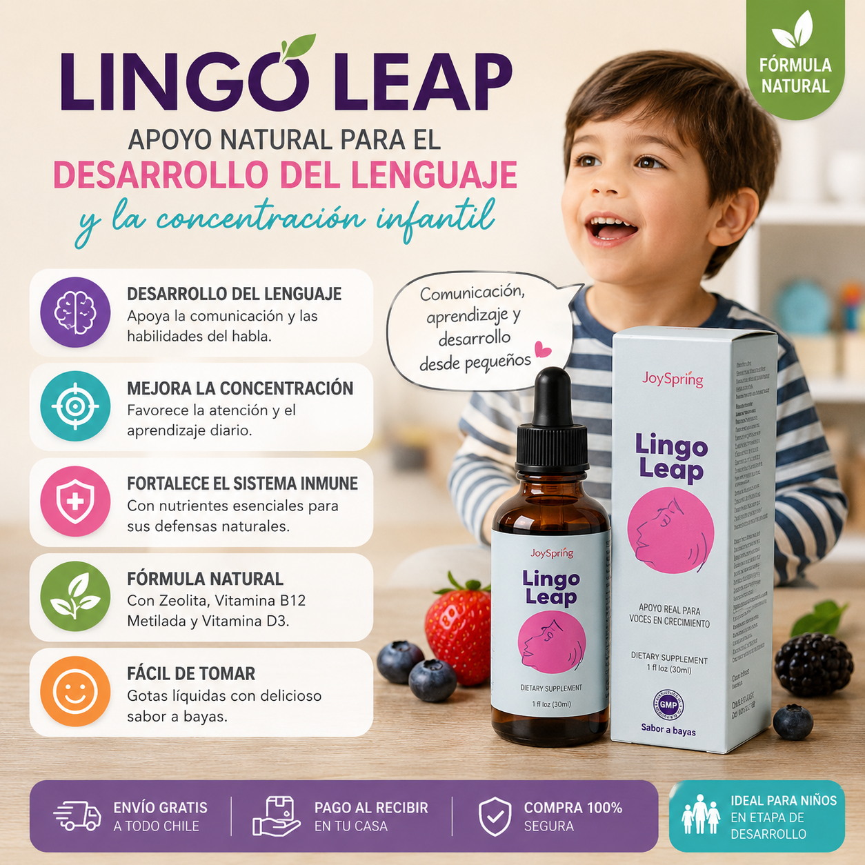 Lingo Leap | Apoyo Natural para el Desarrollo del Lenguaje Infantil