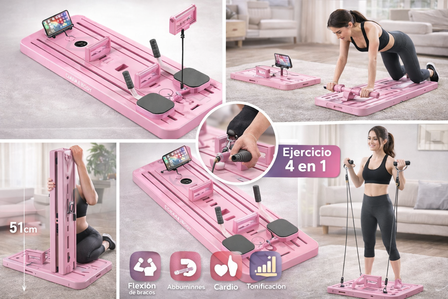 SculpBody™ Plataforma de Entrenamiento Multifuncional + Guía de ejercicios GRATIS