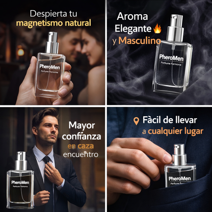 Perfume PheroMen con Feromonas – Aumenta tu Atracción Natural