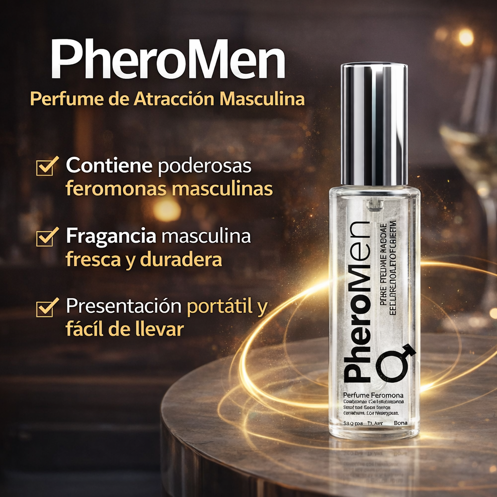 Perfume PheroMen con Feromonas – Aumenta tu Atracción Natural