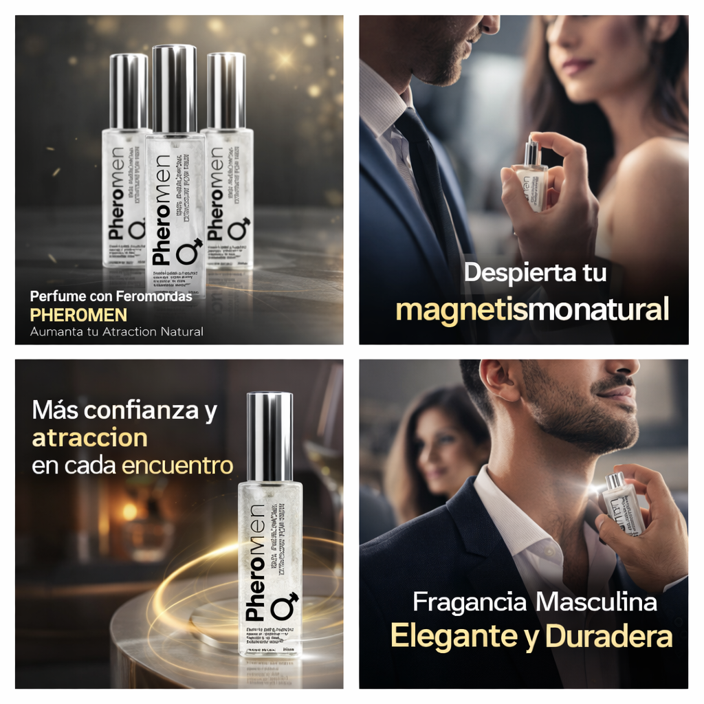 Perfume PheroMen con Feromonas – Aumenta tu Atracción Natural