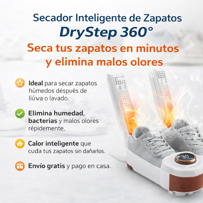 Secador Inteligente de Zapatos DryStep 360° - Seca tus zapatos en minutos y elimina malos olores