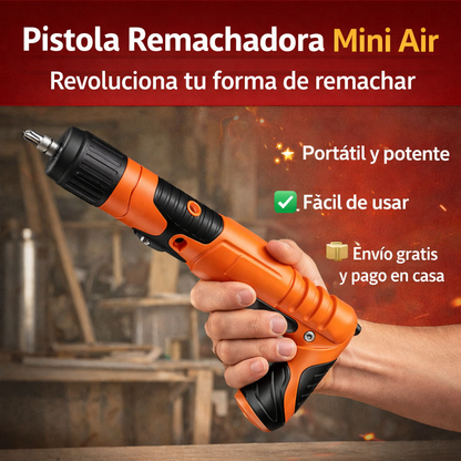 Pistola Remachadora Mini Air - ¡Fija todo en segundos sin esfuerzo!